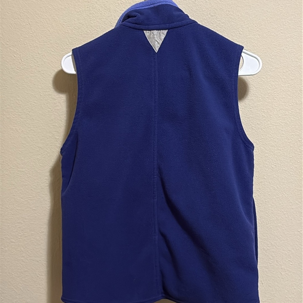 Patagonia Synchilla Kids Cozy Blue Fleece Jacket Vest Size Medium - Picture 7 of 7